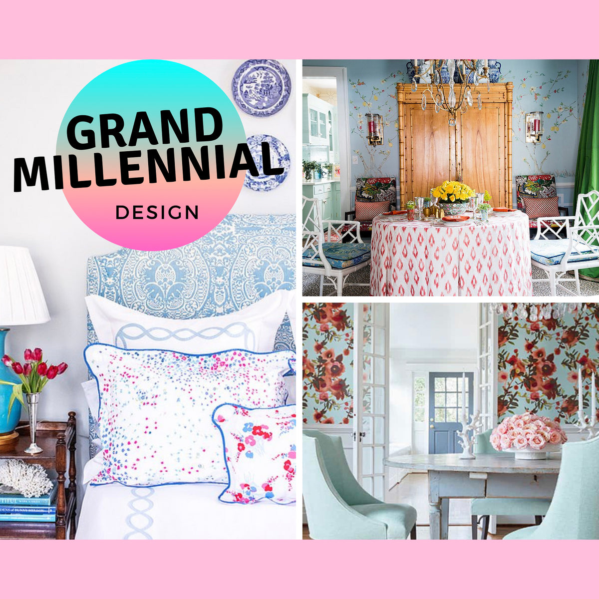 GrandMillennial Design and Decorating Tips – Rockin Cushions