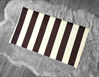 Rockin Cushions IKEA Bench Pad SALE IKEA Bankkamrat, Hemmahos, Stuva Bench Pad Cover  Chocolate Brown Stripe