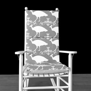 Rockin Cushions Rocking Chair Cushion Gray Peacock Rocking Chair Cover And Pads