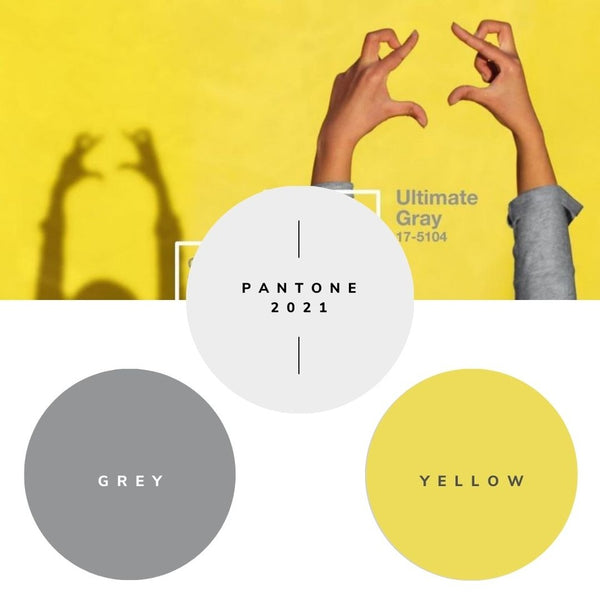 Pantone Color of the Year 2021 – ULTIMATE GREY AND ILLUMINATING YELLOW