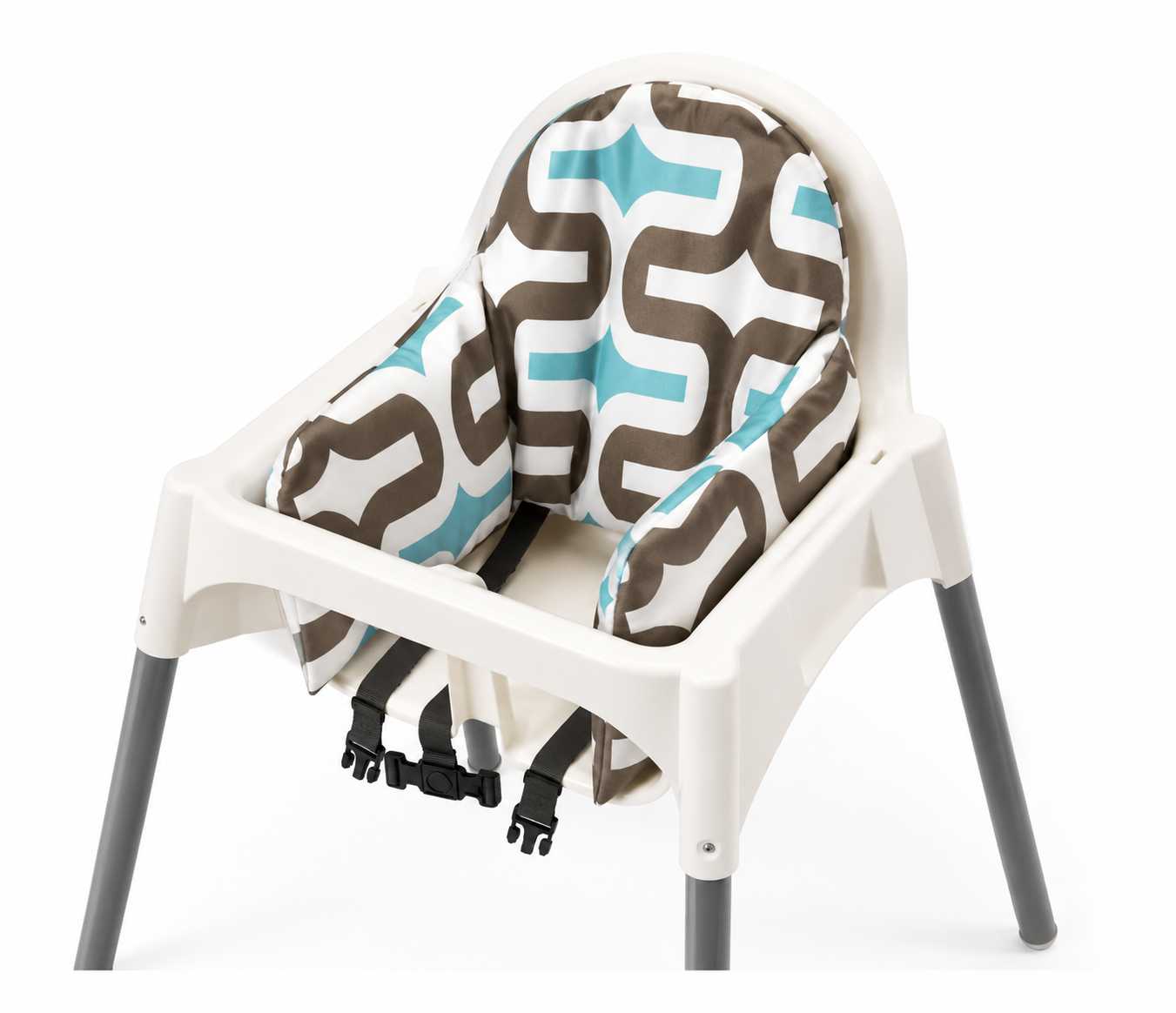 VENTE Housse de coussin pour chaise haute bébé IKEA Klammig, Pyttig, Antilop, Retro Blue