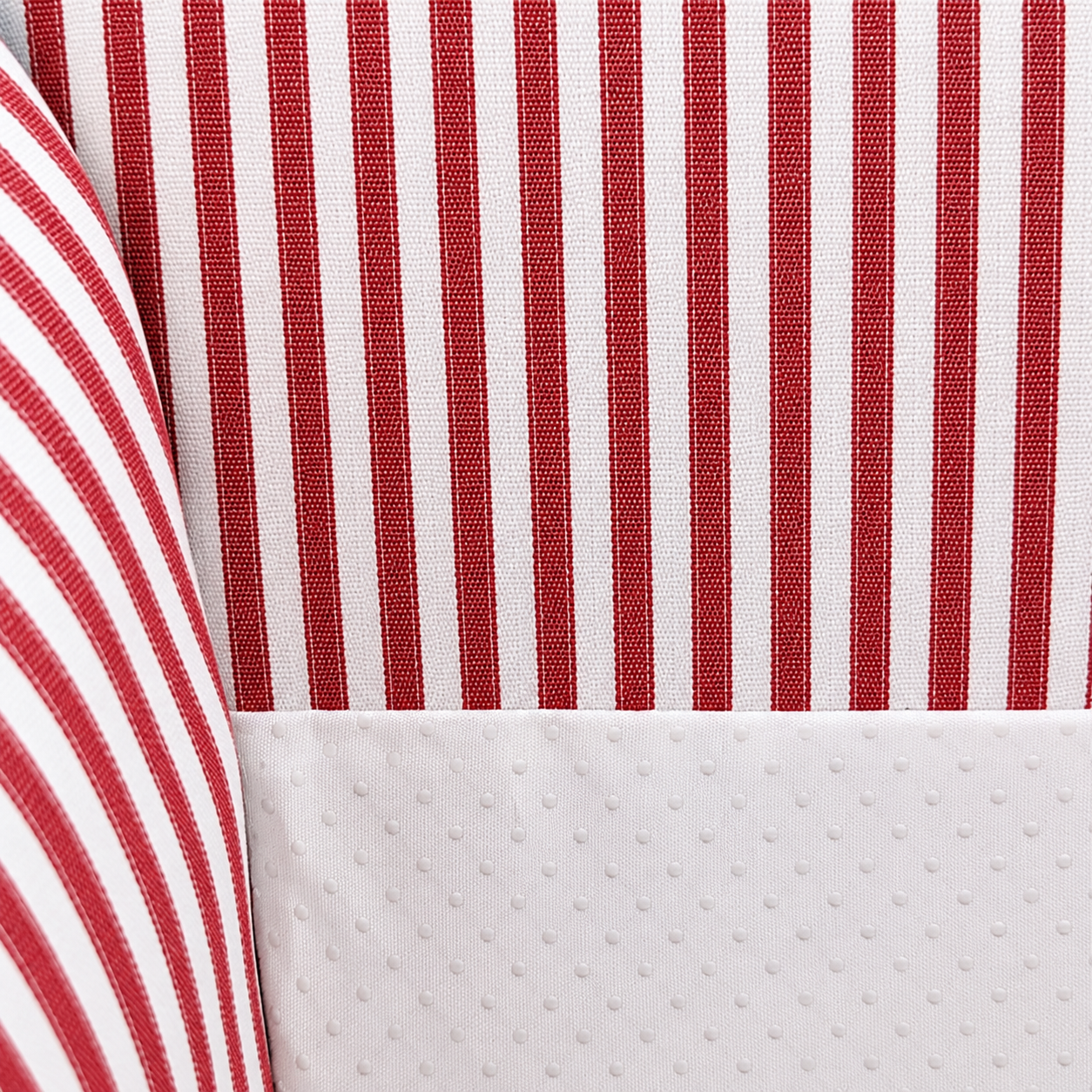 Ektorp Armchair Slipcover – Red Ticking Stripe, Farmhouse Coastal Style, Compatible with IKEA Ektorp