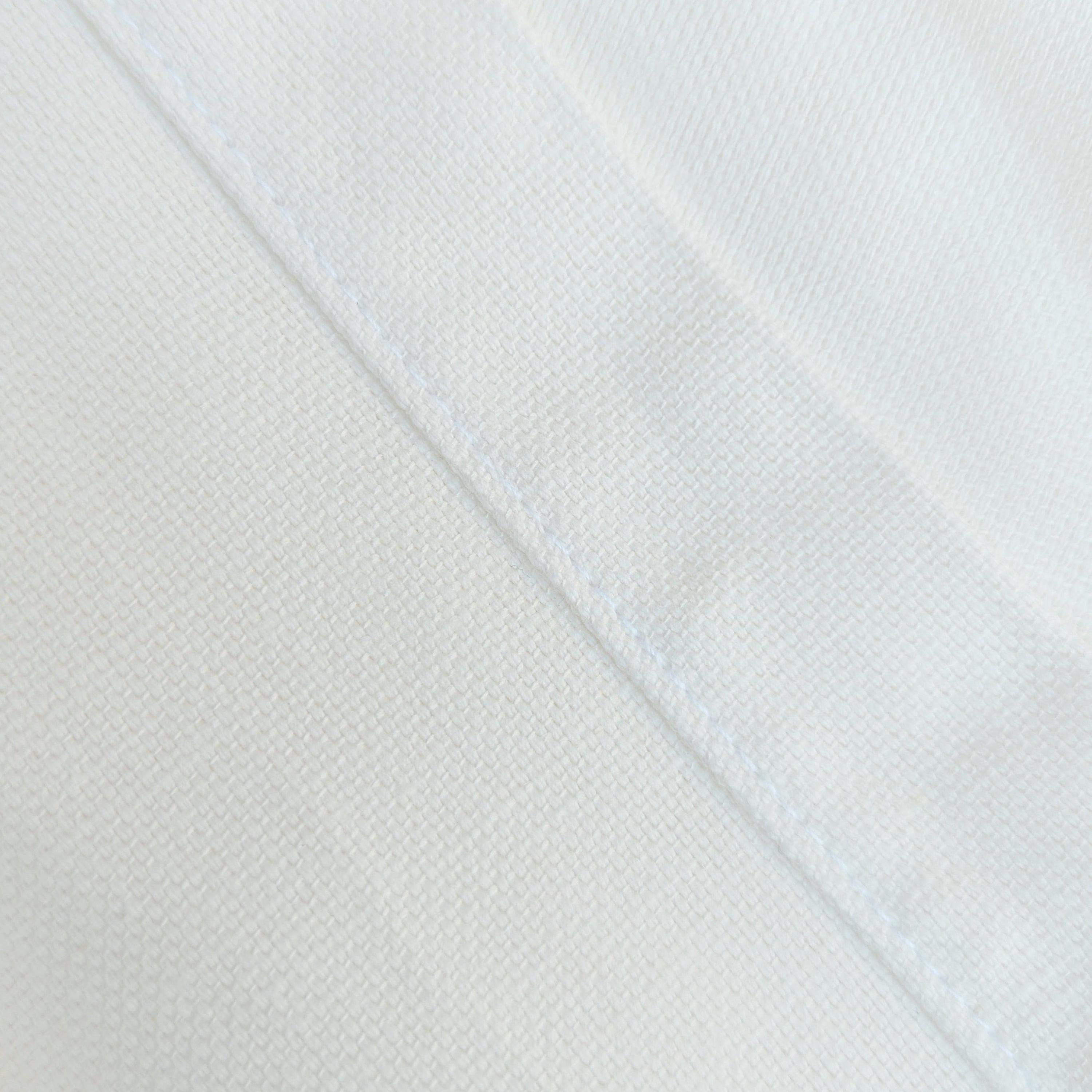 White Linen Slipcovers Set of 2, Floor-Length Dining Chair Covers, Compatible with IKEA Bergmund