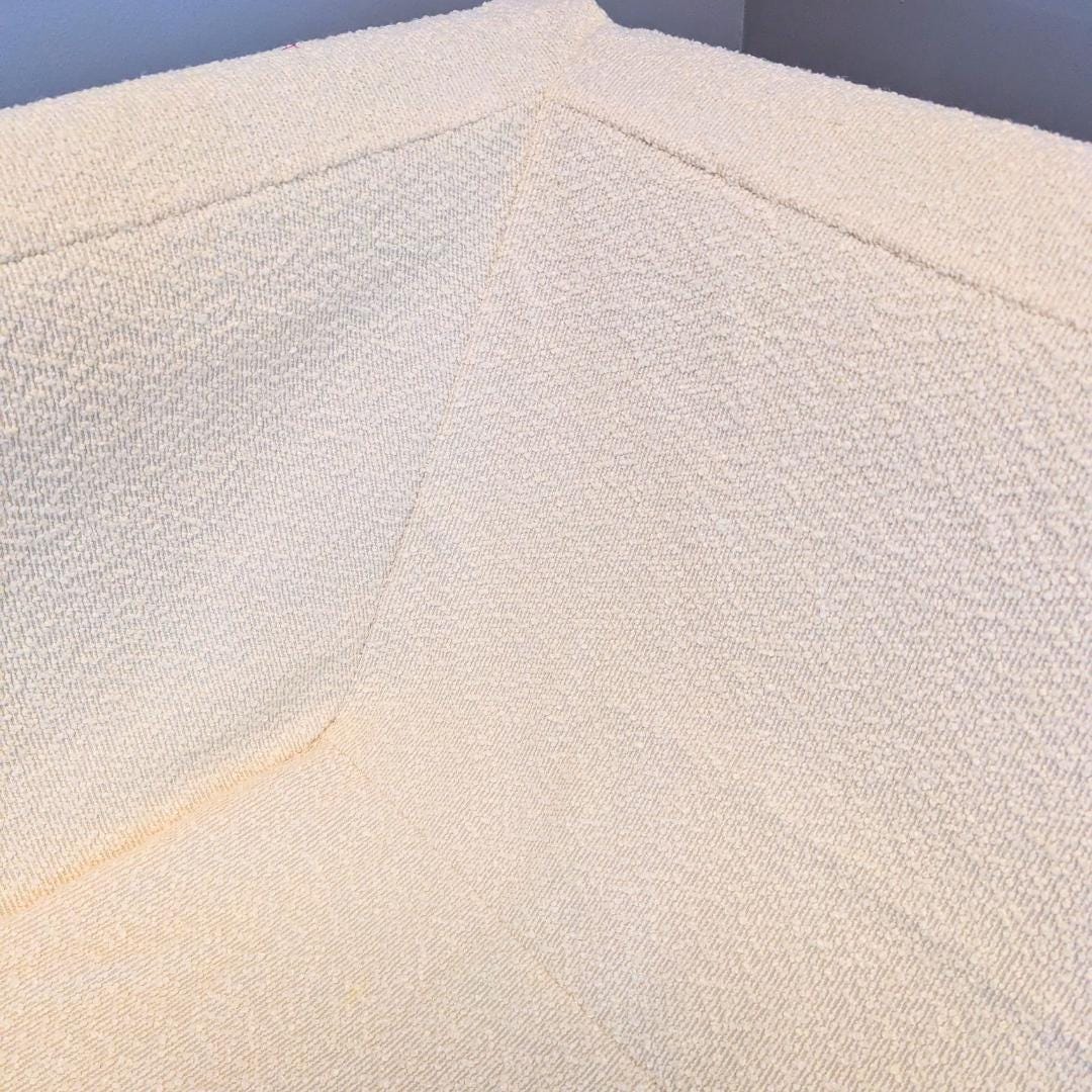 Natural White Bouclé Slipcover  Compatible with IKEA Knopparp Sofa (2-Seater)
