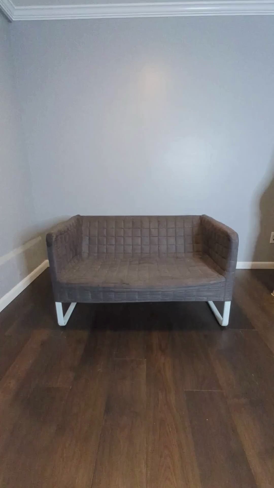 Farmhouse Beige Linen Slip Cover, Compatible with IKEA KNOPPARP