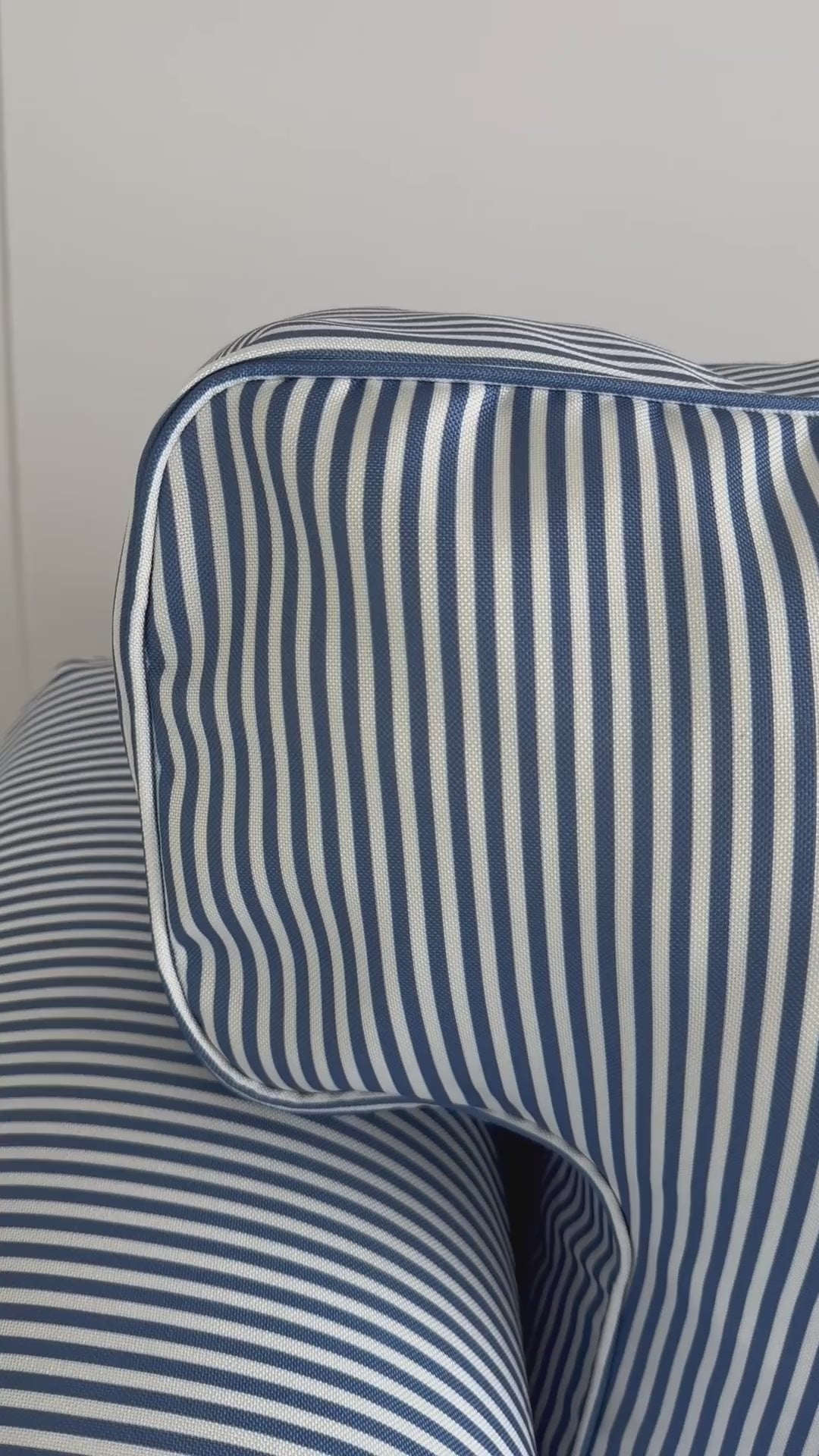 Blue Stripe Ektorp Slipcover