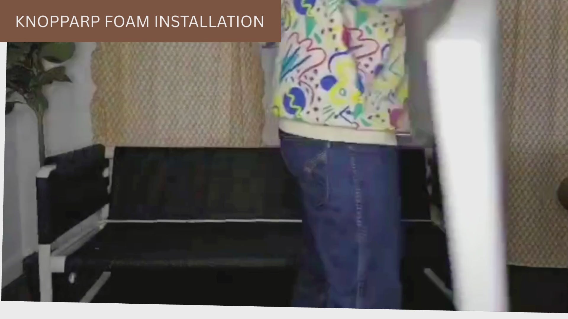 Imprimé bleu indigo Boho, housse de protection, compatible avec IKEA KNOPPARP