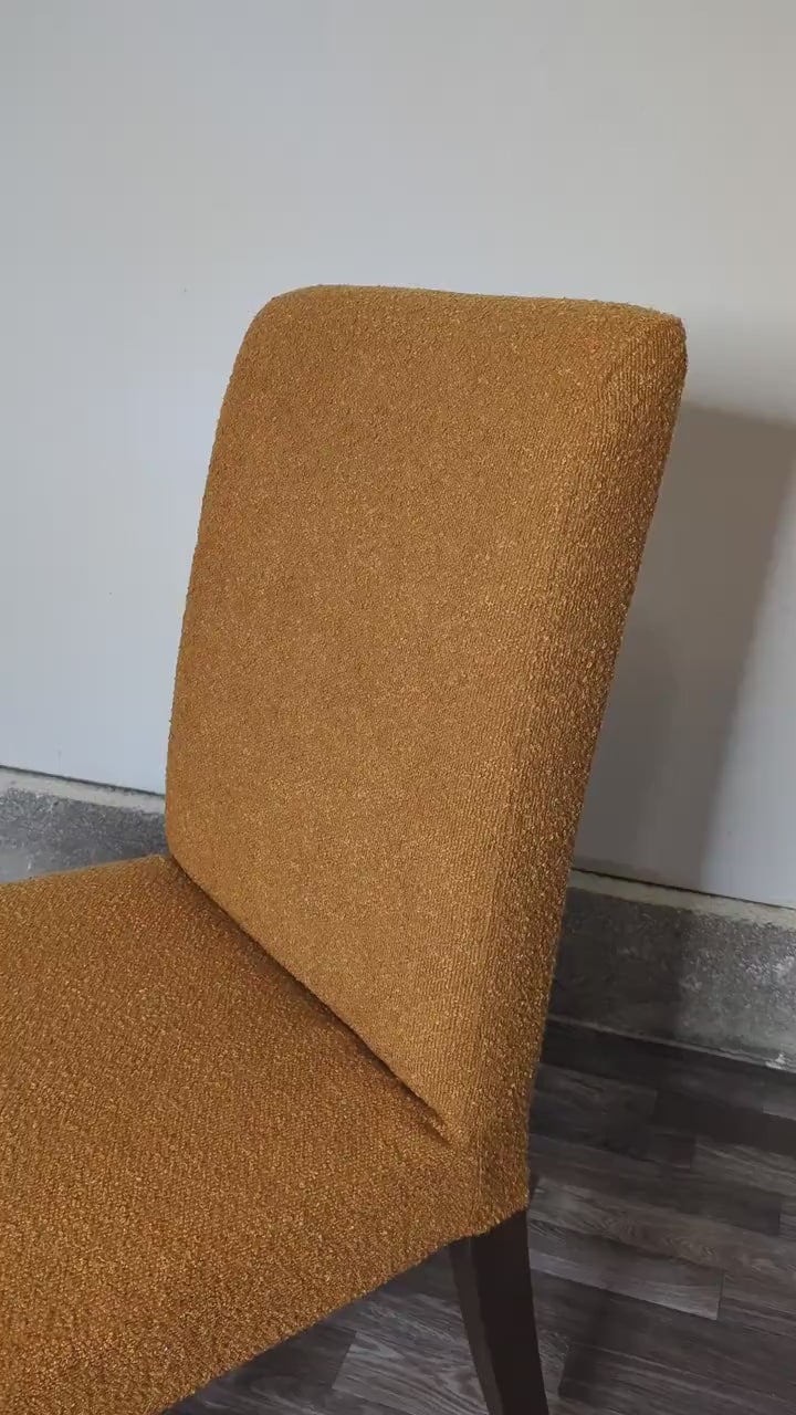 IKEA Bergmund Boucle Cinnamon Brown Dining Slip Cover, Compatible with IKEA BERGMUND Dining Chair