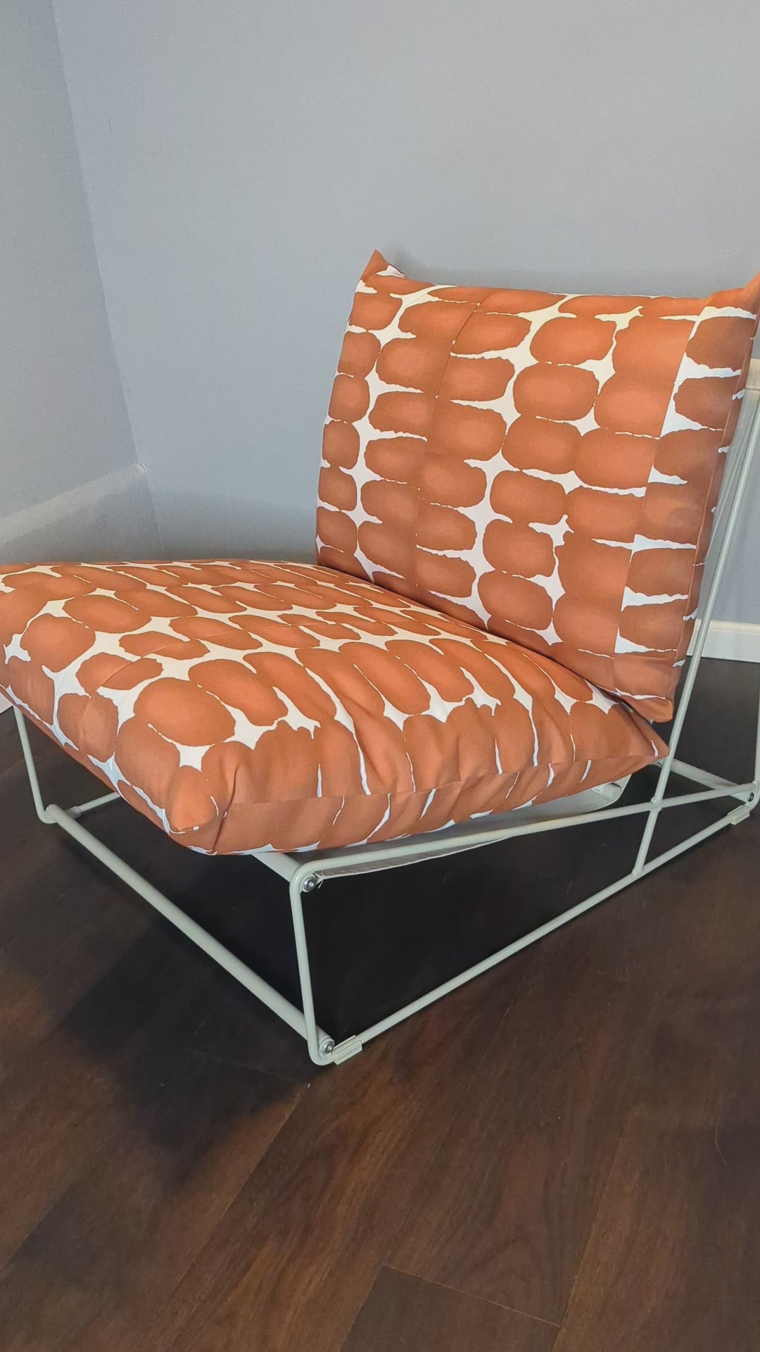 Terracotta Shibori Outdoor Slipcovers, Compatible with IKEA Havsten - Made to Order