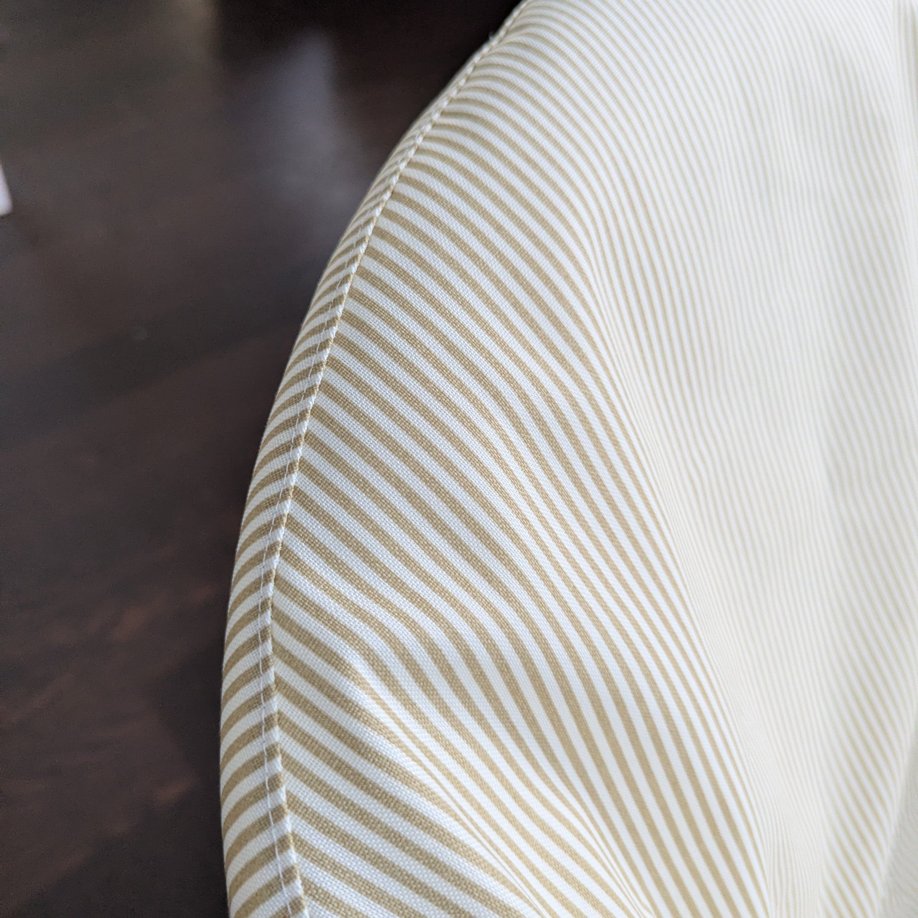 Rockin Cushions Beige Stripe Slipcover for IKEA Skarpo Chair – Custom-Fit Outdoor Seat Cover