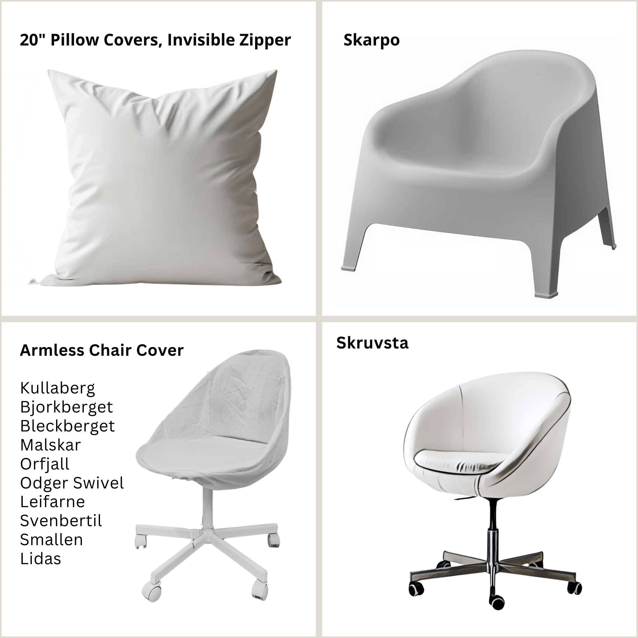 Rockin Cushions Custom Beige Stripe Outdoor Cushion Slipcover – Design Your Own