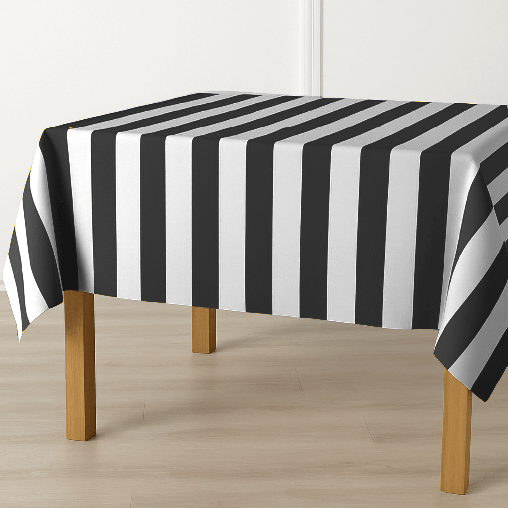 Rockin Cushions Custom Black and White Stripe Outdoor Cushion Slipcover – Design Your Own