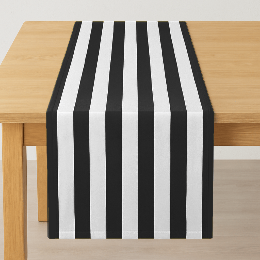Rockin Cushions Custom Black and White Stripe Outdoor Cushion Slipcover – Design Your Own
