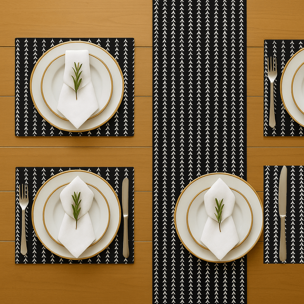 Rockin Cushions Custom Black Vine Indoor Slipcovers – Design Your Own