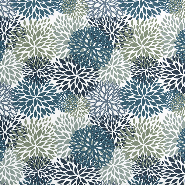 Rockin Cushions Custom Blue Blooms Outdoor Cushion Slipcover – Design Your Own