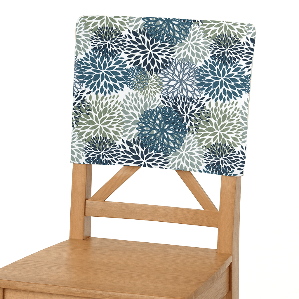 Rockin Cushions Custom Blue Blooms Outdoor Cushion Slipcover – Design Your Own