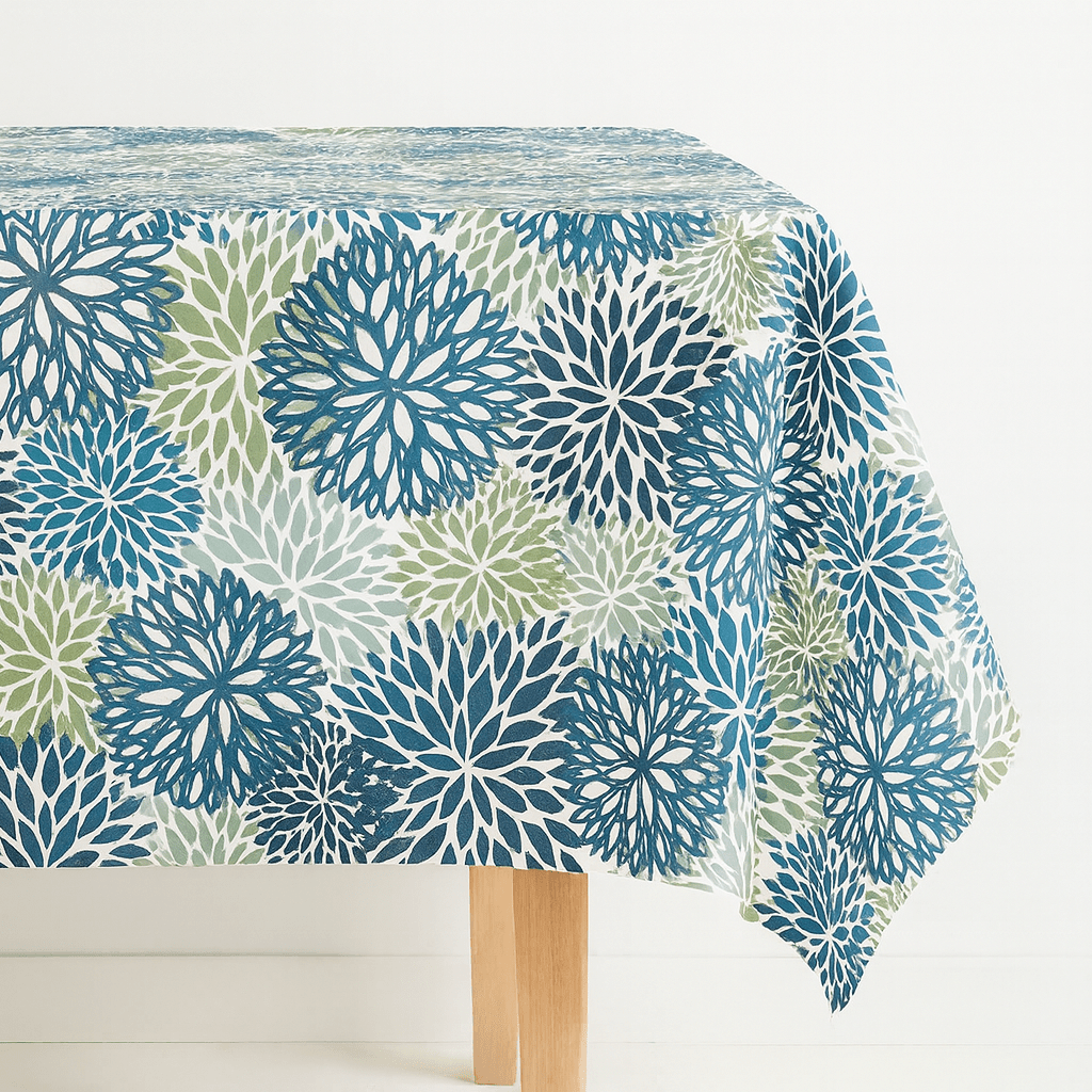 Rockin Cushions Custom Blue Blooms Outdoor Cushion Slipcover – Design Your Own