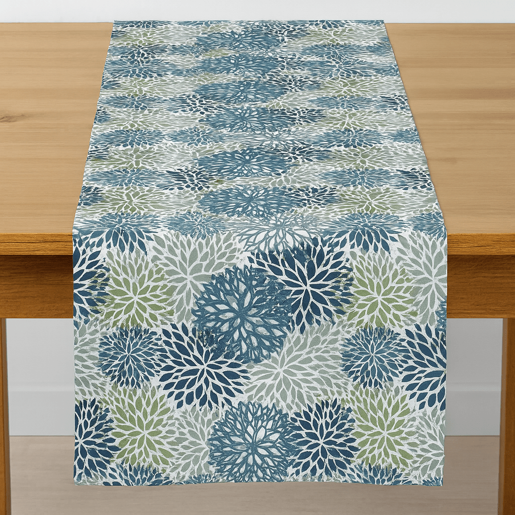 Rockin Cushions Custom Blue Blooms Outdoor Cushion Slipcover – Design Your Own