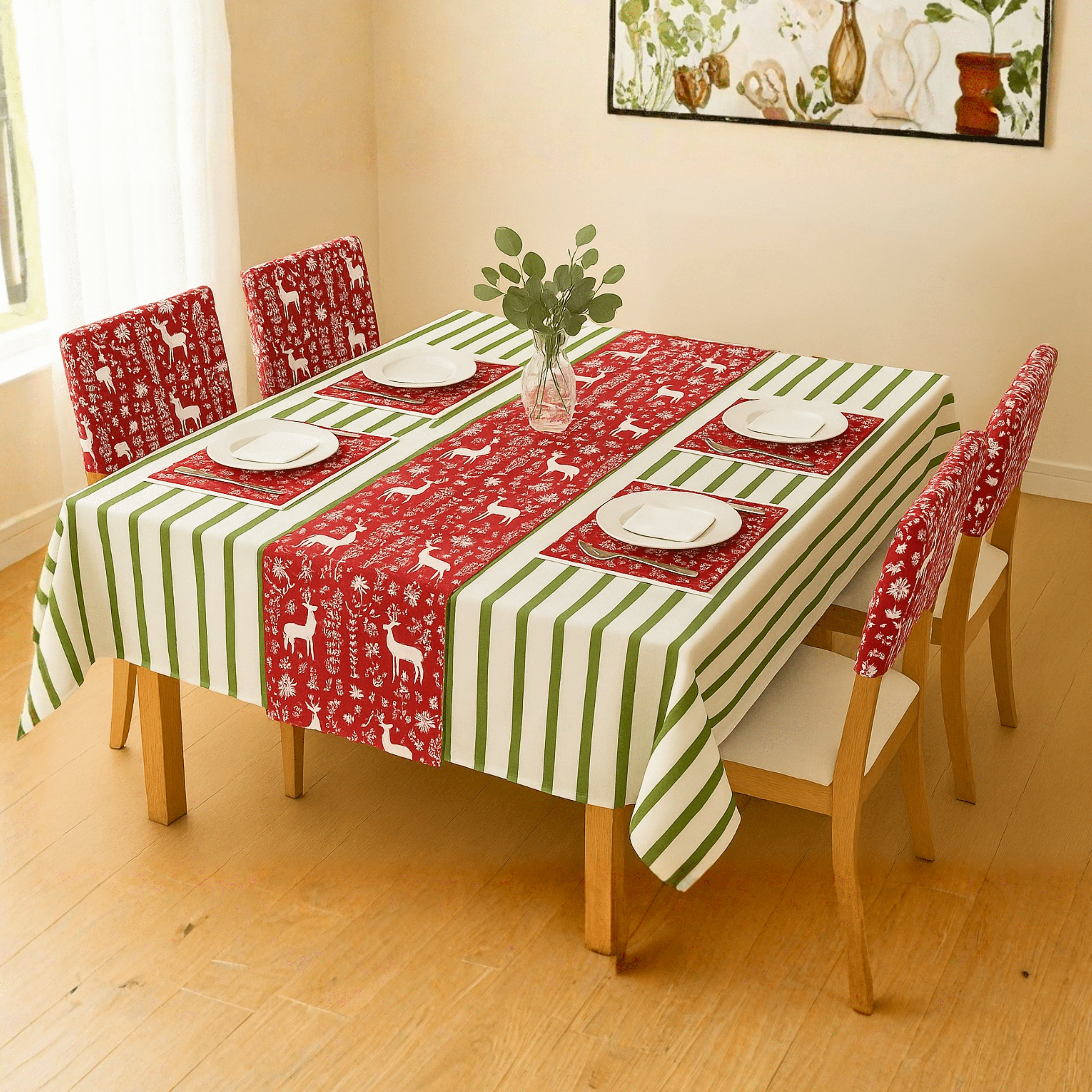 Rockin Cushions Custom Design Your Own – Classic Party Tableware Set for 4