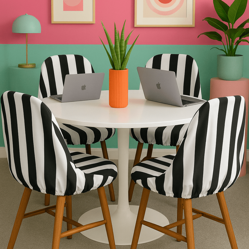 Rockin Cushions Custom Design Your Own – IKEA Armless & Windsor Back Chair Covers, Made with Your Choice of Fabric