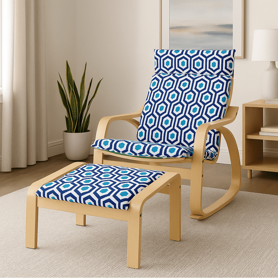 Rockin Cushions Custom Design Your Own – IKEA POANG Made with Your Choice of Fabric