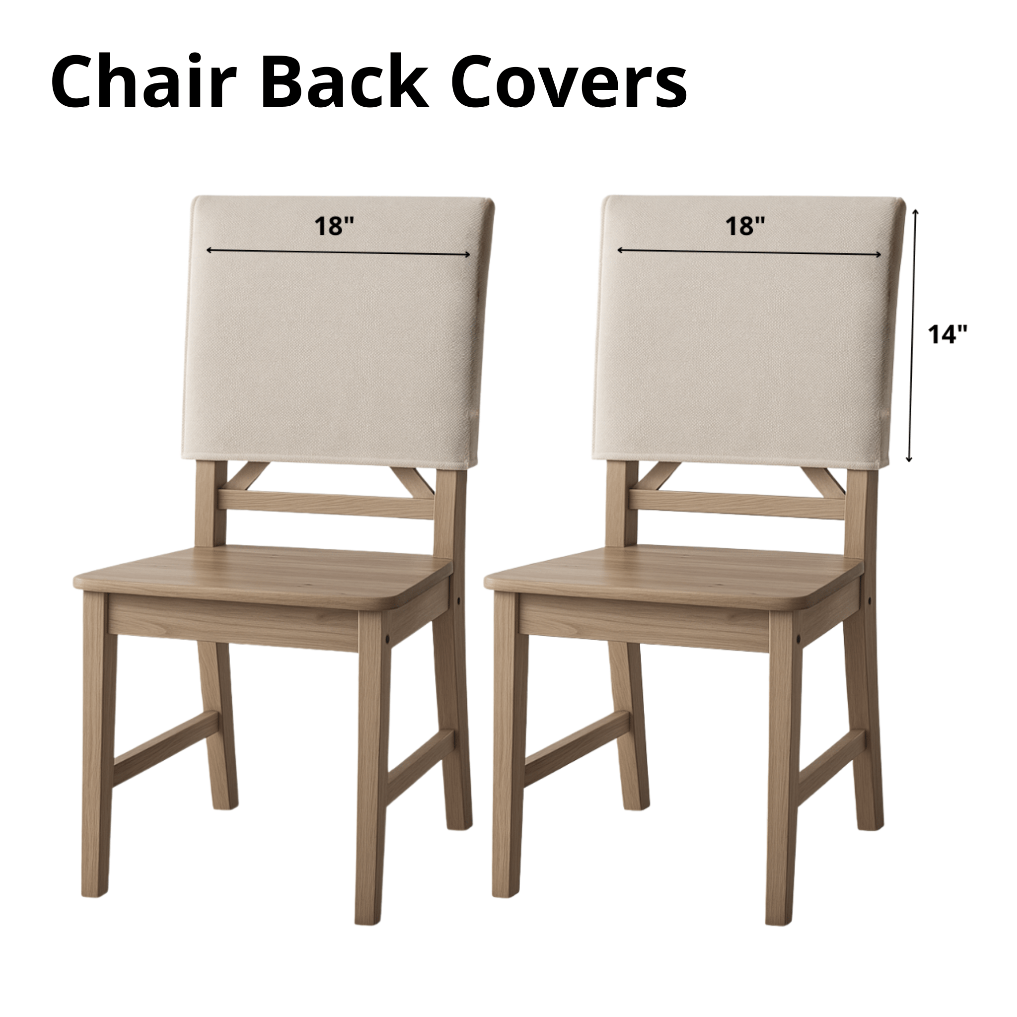 Rockin Cushions Custom Design Your Own – Set of 2 Custom Chair Back Covers – Made to Order or FastTrack Delivery