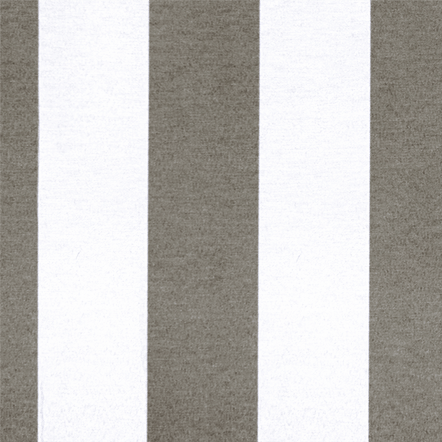Rockin Cushions Custom Gray and White Stripe Outdoor Cushion Slipcover – Design Your Own