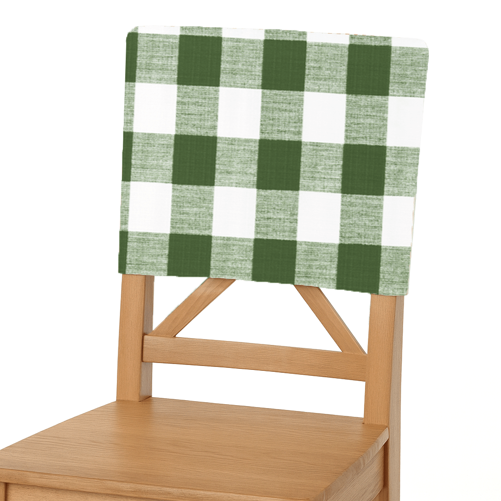 Rockin Cushions Custom Green Check Outdoor Cushion Slipcover – Design Your Own