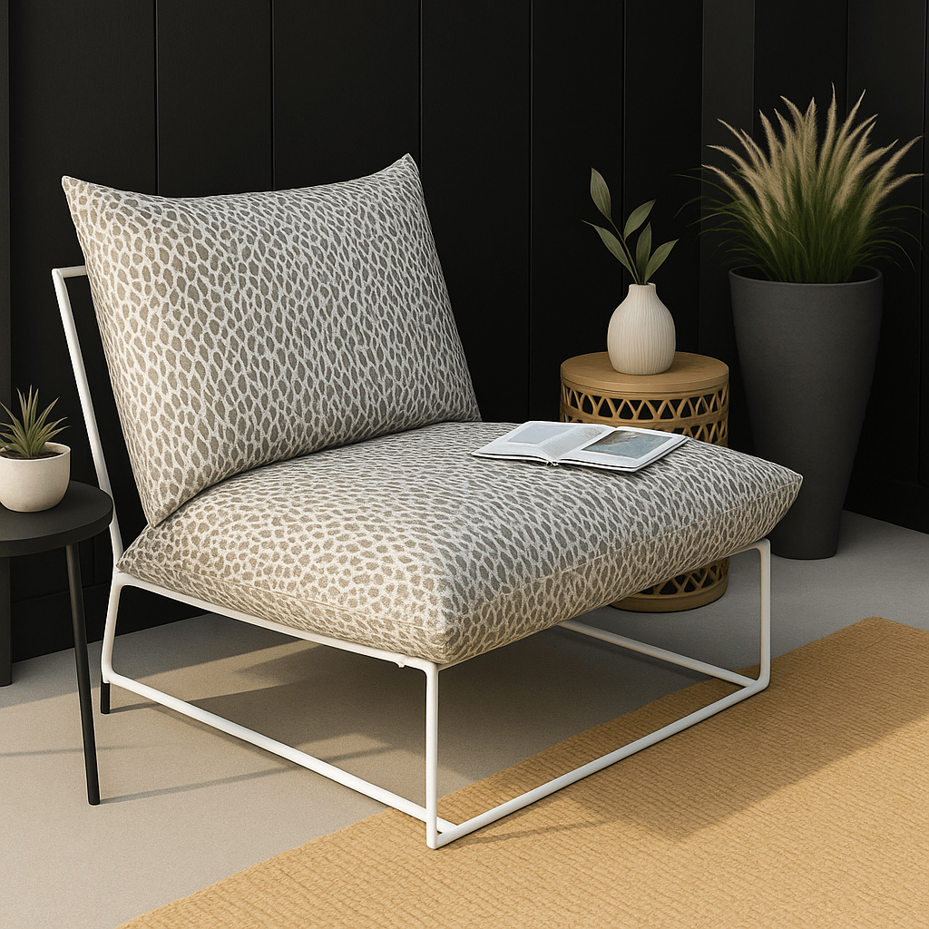 Rockin Cushions Custom Taupe Pebble Outdoor Cushion Slipcover – Design Your Own