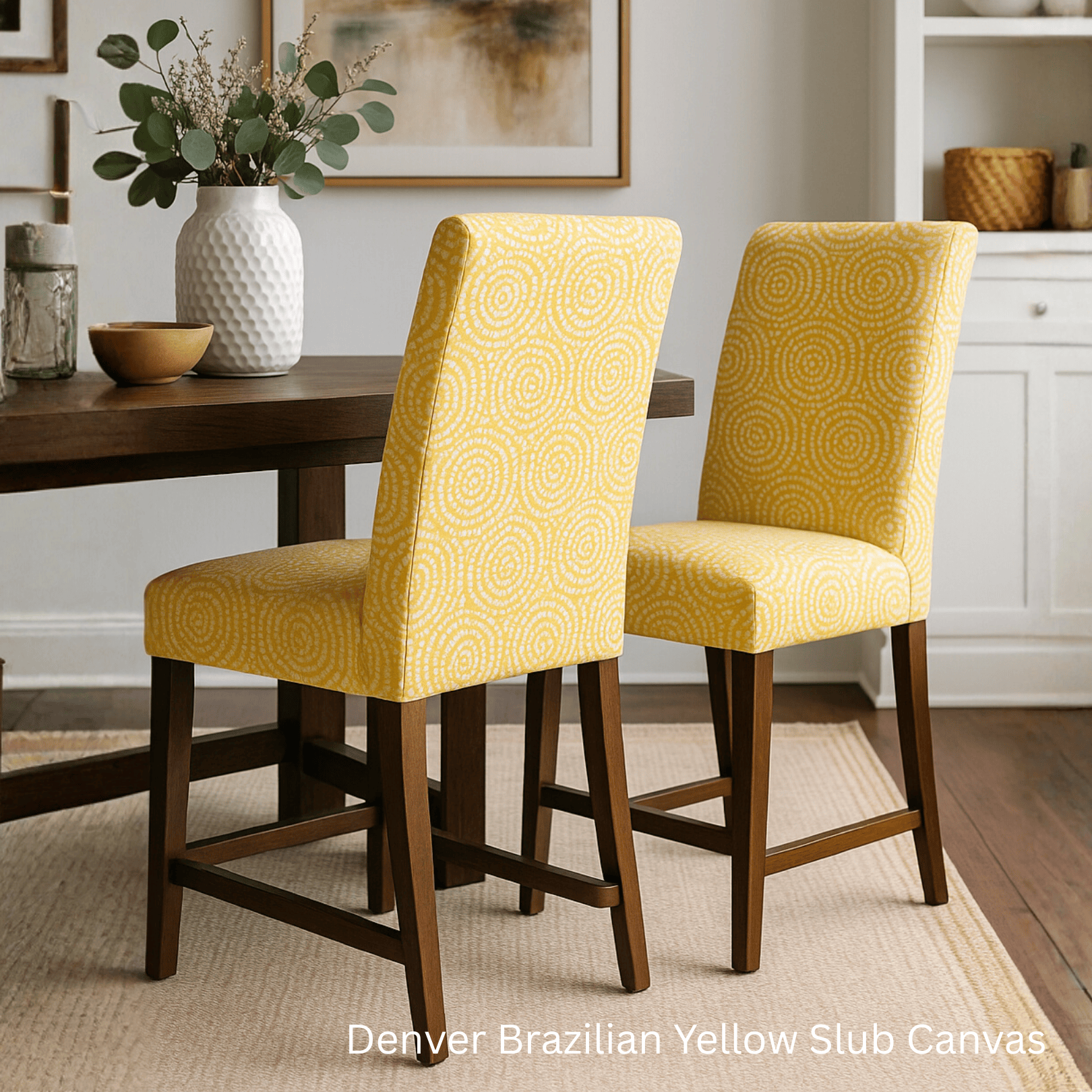 Rockin Cushions Dining_Chair_Cover Design Your Own – Set of 2 Henriksdal Chair Covers – Made in Your Choice of Fabric