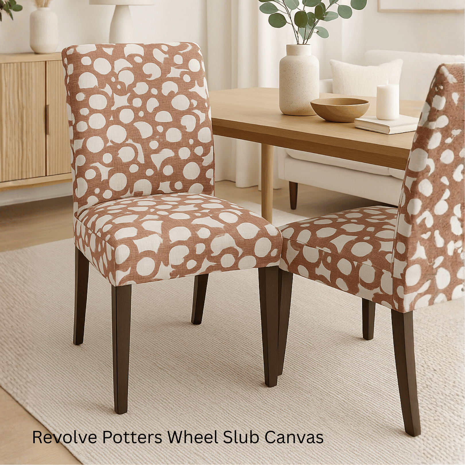 Rockin Cushions Dining_Chair_Cover Design Your Own – Set of 2 Henriksdal Chair Covers – Made in Your Choice of Fabric