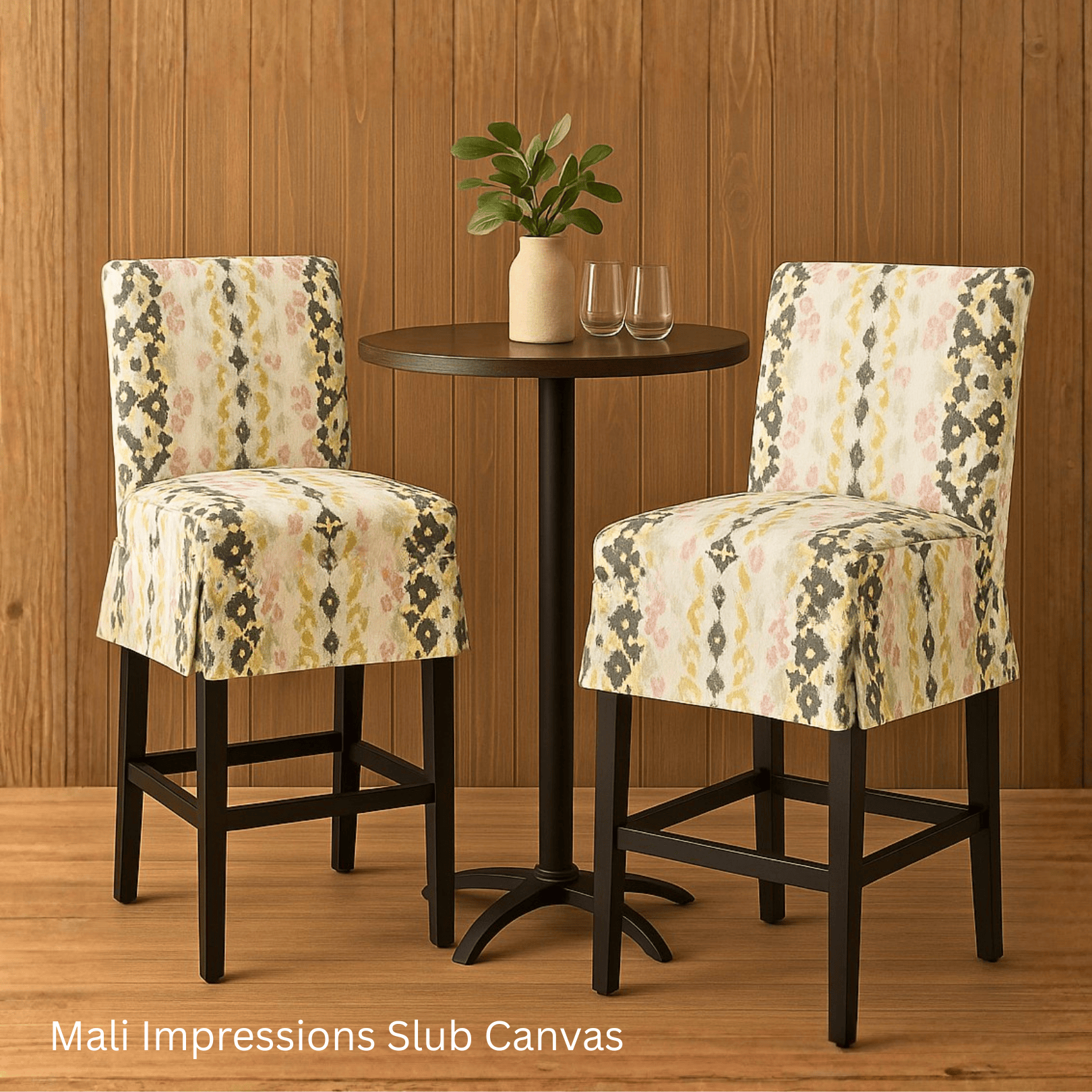 Rockin Cushions Dining_Chair_Cover Design Your Own – Set of 2 Henriksdal Chair Covers – Made in Your Choice of Fabric