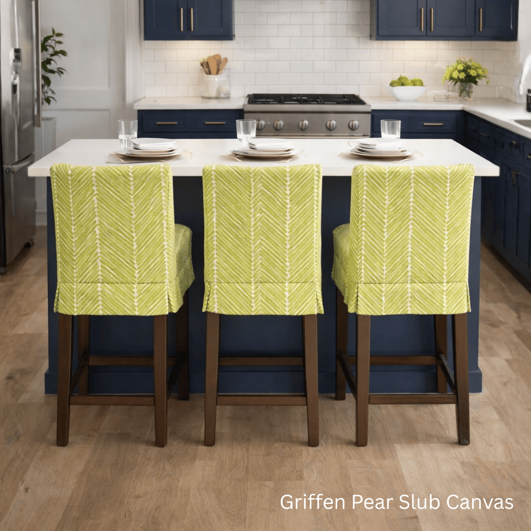 Rockin Cushions Dining_Chair_Cover Design Your Own – Set of 2 Henriksdal Chair Covers – Made in Your Choice of Fabric