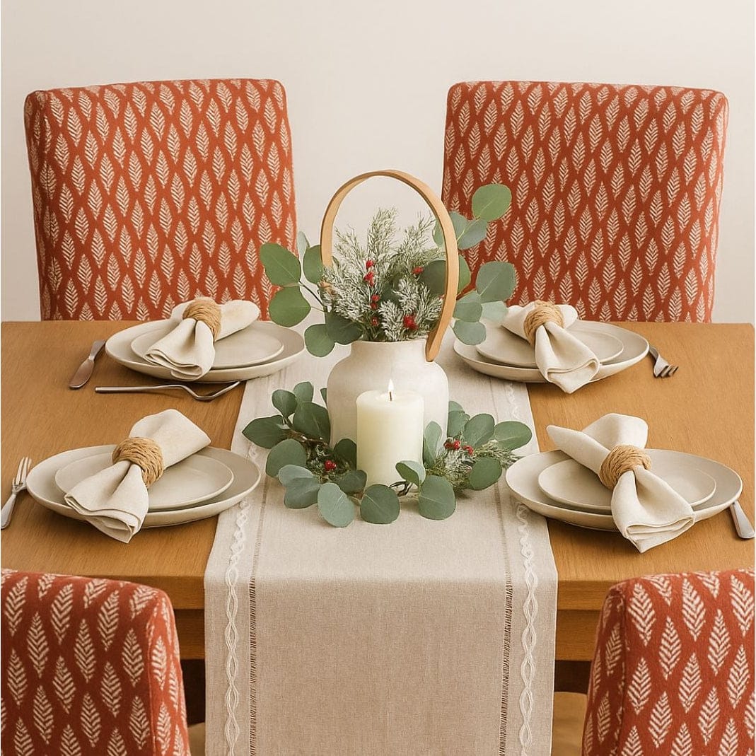 Rockin Cushions FREE Table Runner, Napkins & Rings Set