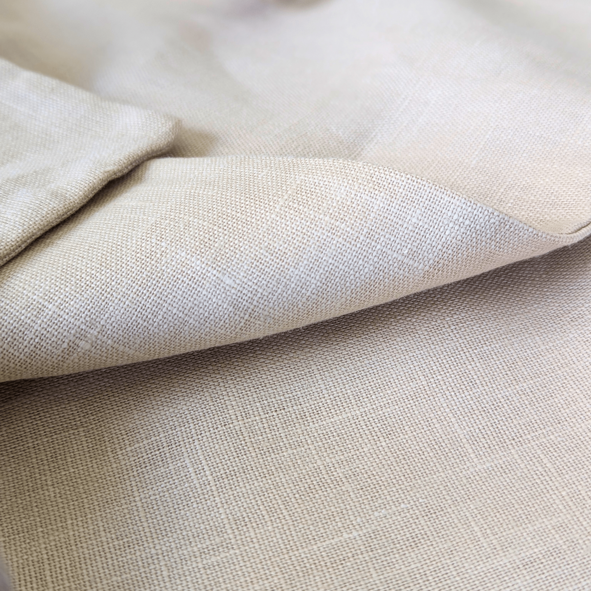 Rockin Cushions IKEA Adult Poang Beige European Linen Chair and Footstool Slip Covers, Compatible with IKEA Poang