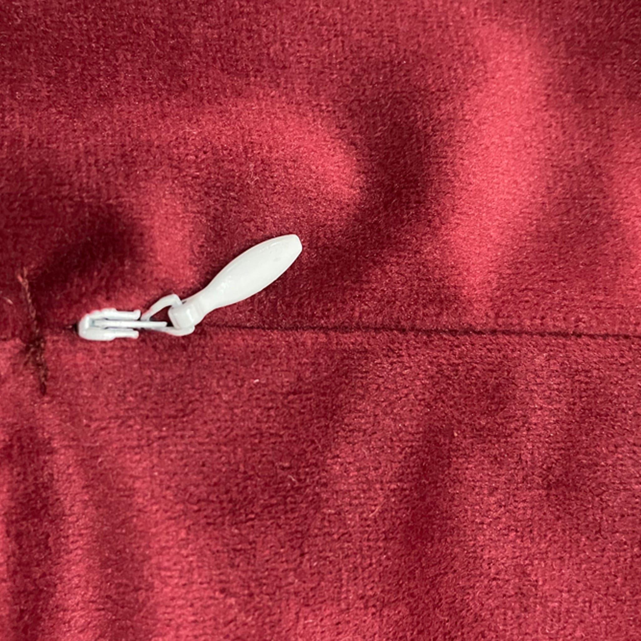 Rockin Cushions IKEA Adult Poang IKEA POÄNG Chair and Ottoman Covers, Velvet Burgundy Red