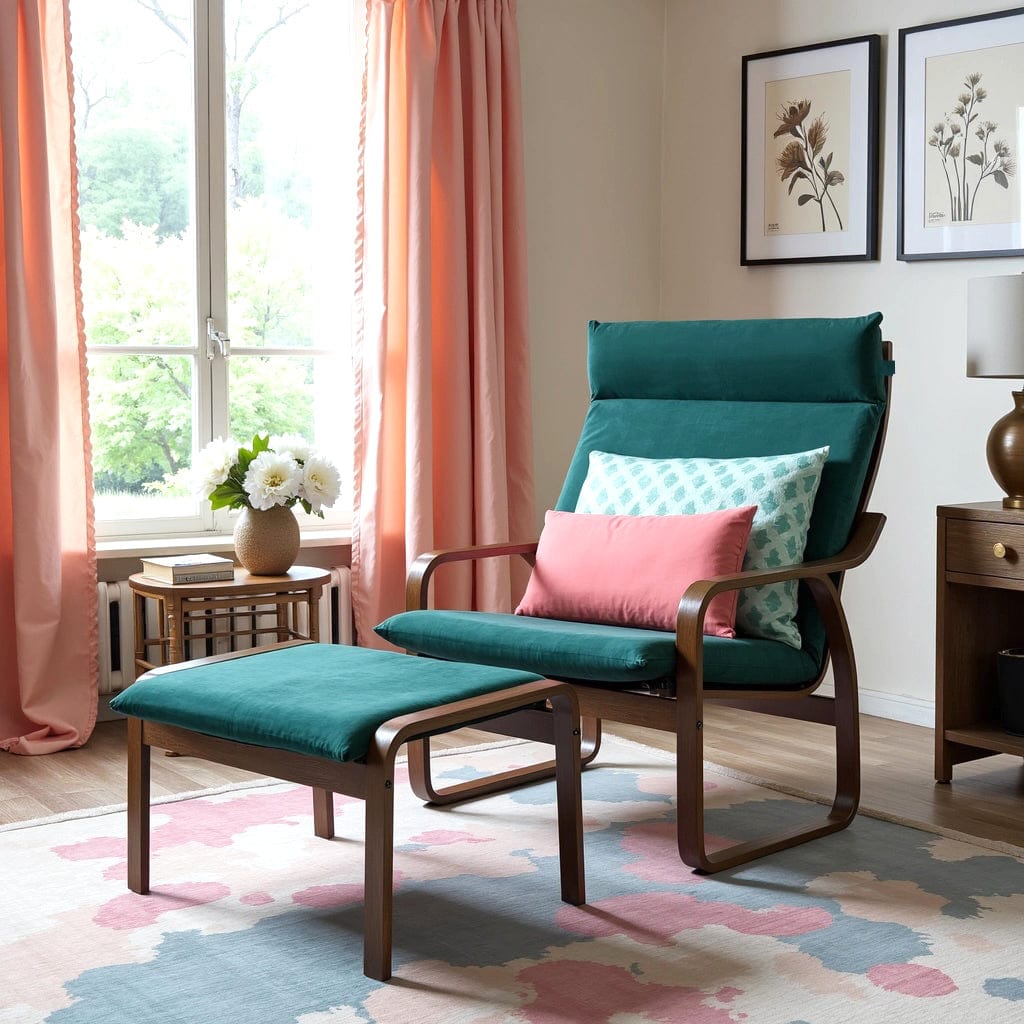 Armchair Custom Poang Cushions POÄNG Armchair Cushion, Gunnared