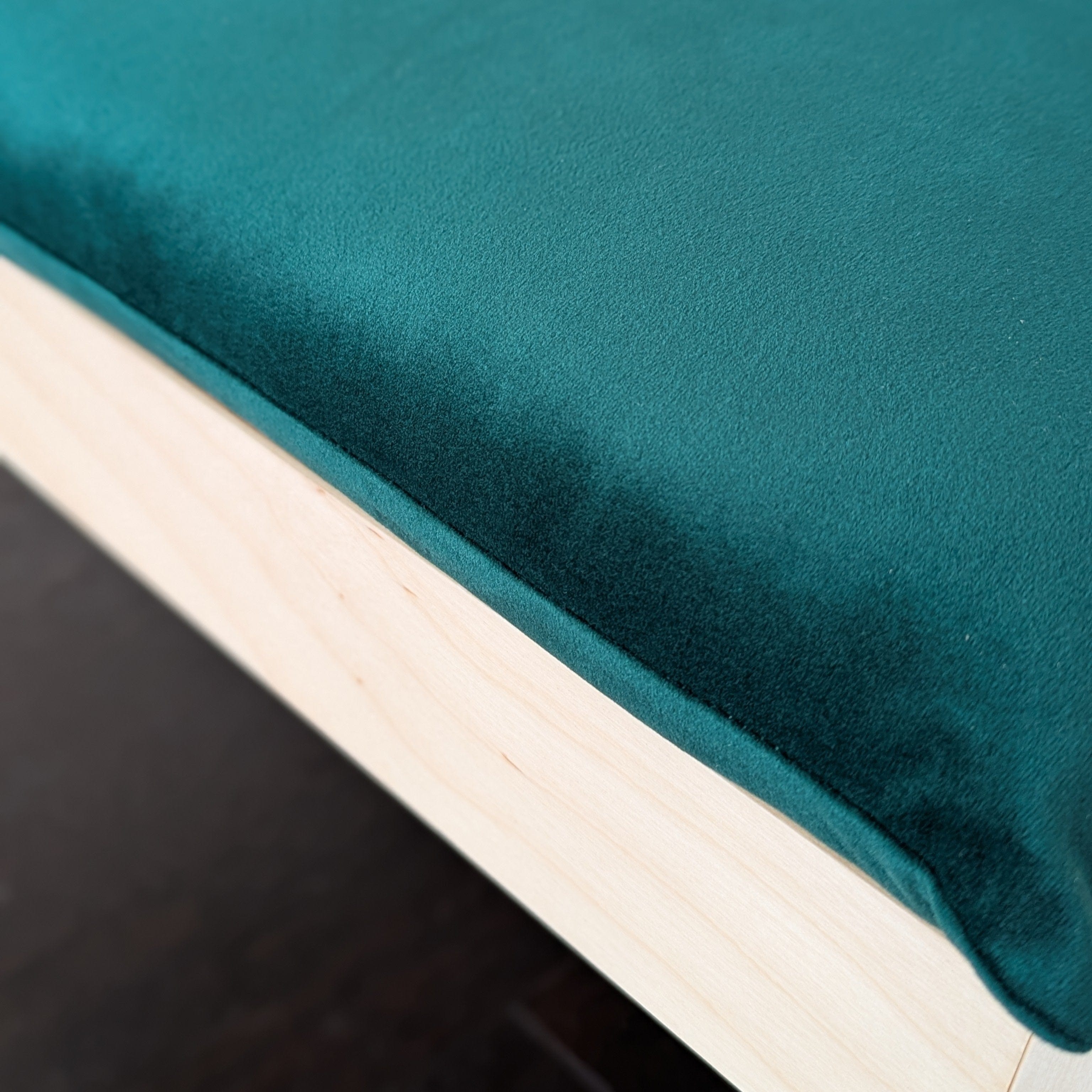 Rockin Cushions IKEA Adult Poang Velvet Forest Green Chair and Ottoman Covers, Compatible with IKEA Poang