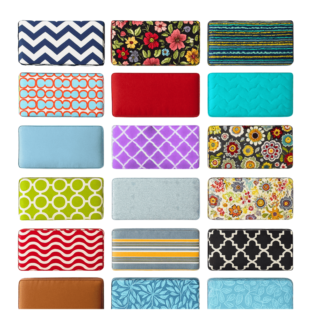 Rockin Cushions IKEA Bench Pad Bench Pad Slipcovers for IKEA Bankkamrat / Hemmahos / Stuva — Bulk Clearance Lot, 60 Units