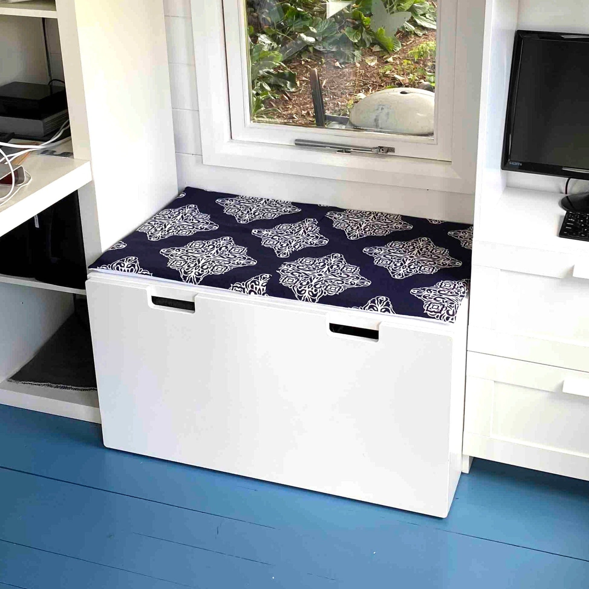 Rockin Cushions IKEA Bench Pad IKEA Bench Pad Covers - Colorful Non-Slip Mix Pack for Kids Reading Nook & Window Seats