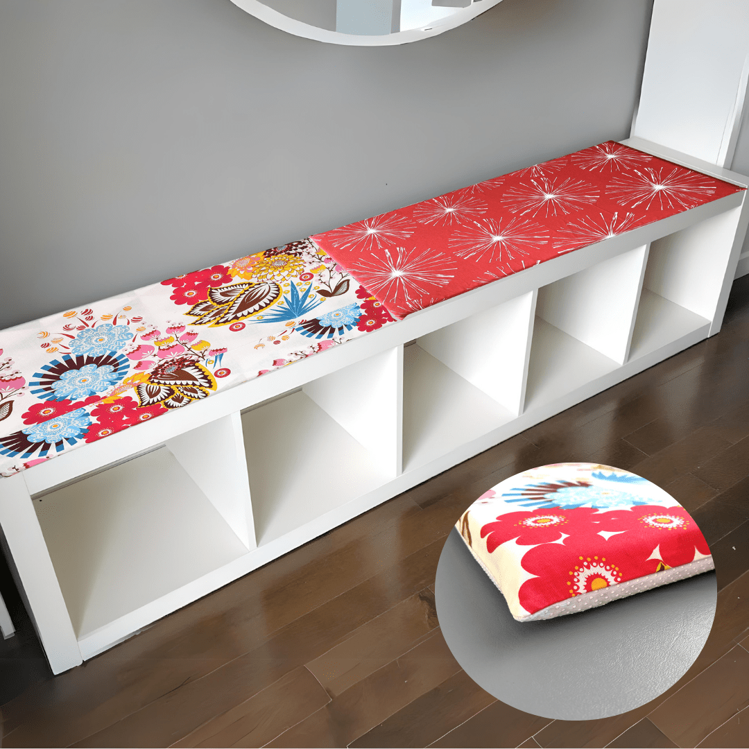 IKEA Bench Pad Covers Colorful Non Slip Mix Pack for Kids Reading No Rockin Cushions
