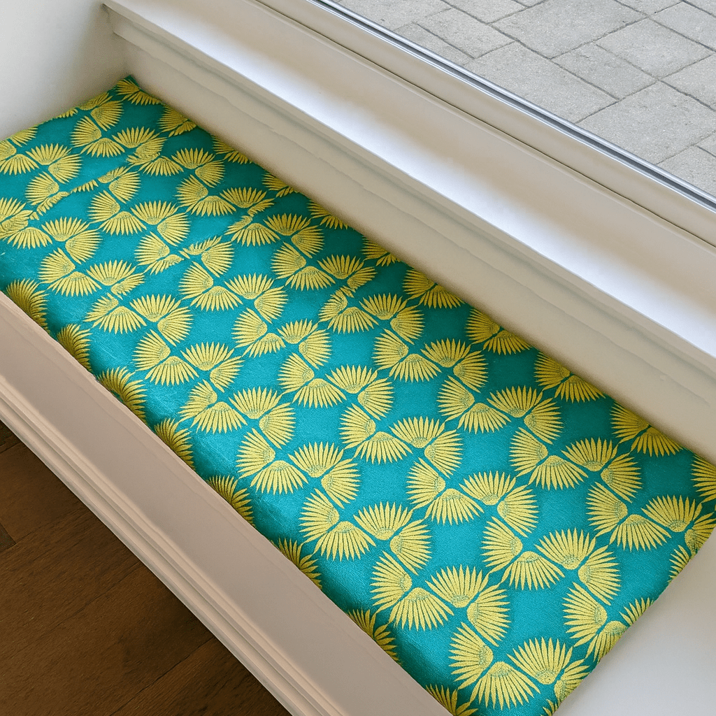 Rockin Cushions IKEA Bench Pad SALE Caterpillar Metallic Gold Slipcover for IKEA Bench Pad