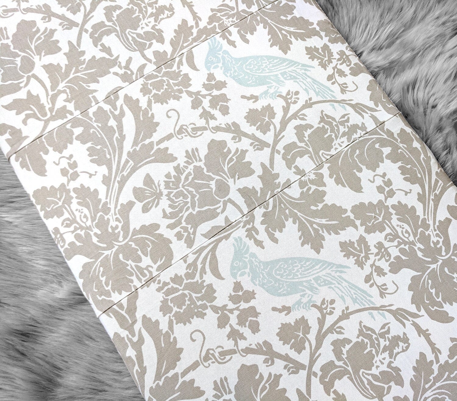 Rockin Cushions IKEA Bench Pad SALE IKEA Bankkamrat, Hemmahos, Stuva Bench Pad Cover Beige Blue Floral Cockatoo Bench Pad Cover