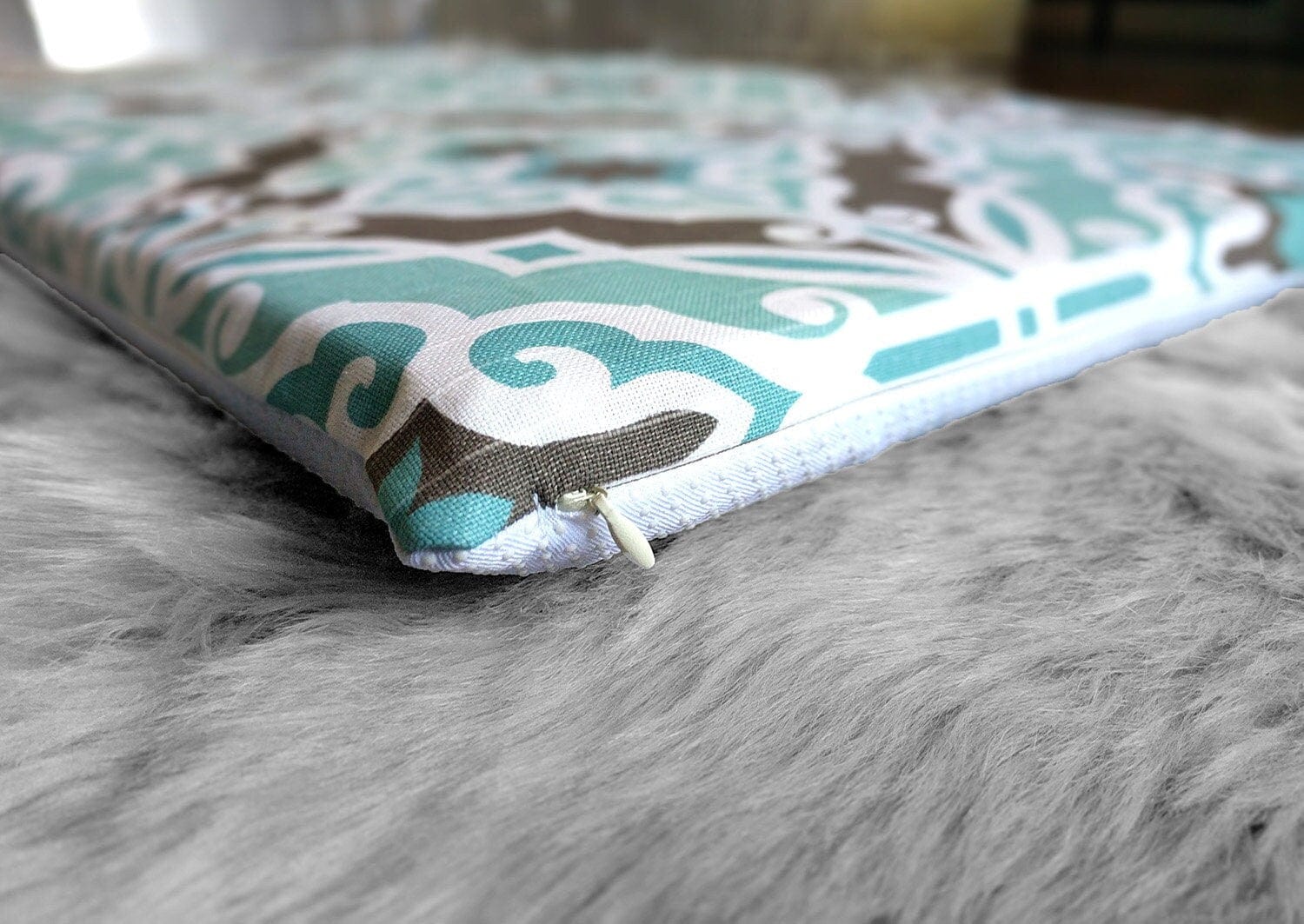 Rockin Cushions IKEA Bench Pad SALE IKEA Bankkamrat, Hemmahos, Stuva Bench Pad Cover Blue Brown Moroccan Print