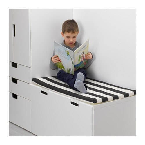 Rockin Cushions IKEA Bench Pad SALE IKEA Bankkamrat, Hemmahos, Stuva Bench Pad Cover Bold Colorful Flowers