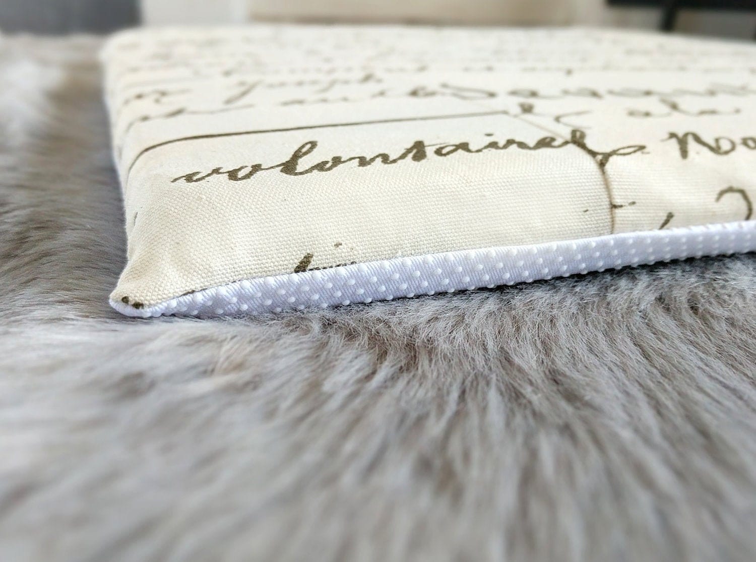 Rockin Cushions IKEA Bench Pad SALE IKEA Bankkamrat, Hemmahos, Stuva Bench Pad Cover  Calligraphy Print
