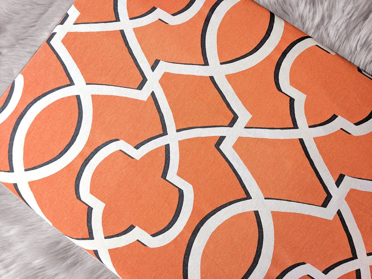 Rockin Cushions IKEA Bench Pad SALE IKEA Bankkamrat, Hemmahos, Stuva Bench Pad Cover  Cinnamon Orange Retro Print