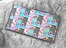 Load image into Gallery viewer, Rockin Cushions IKEA Bench Pad SALE IKEA Bankkamrat, Hemmahos, Stuva Bench Pad Cover  Colorful Diner, 80&#39;s Donuts