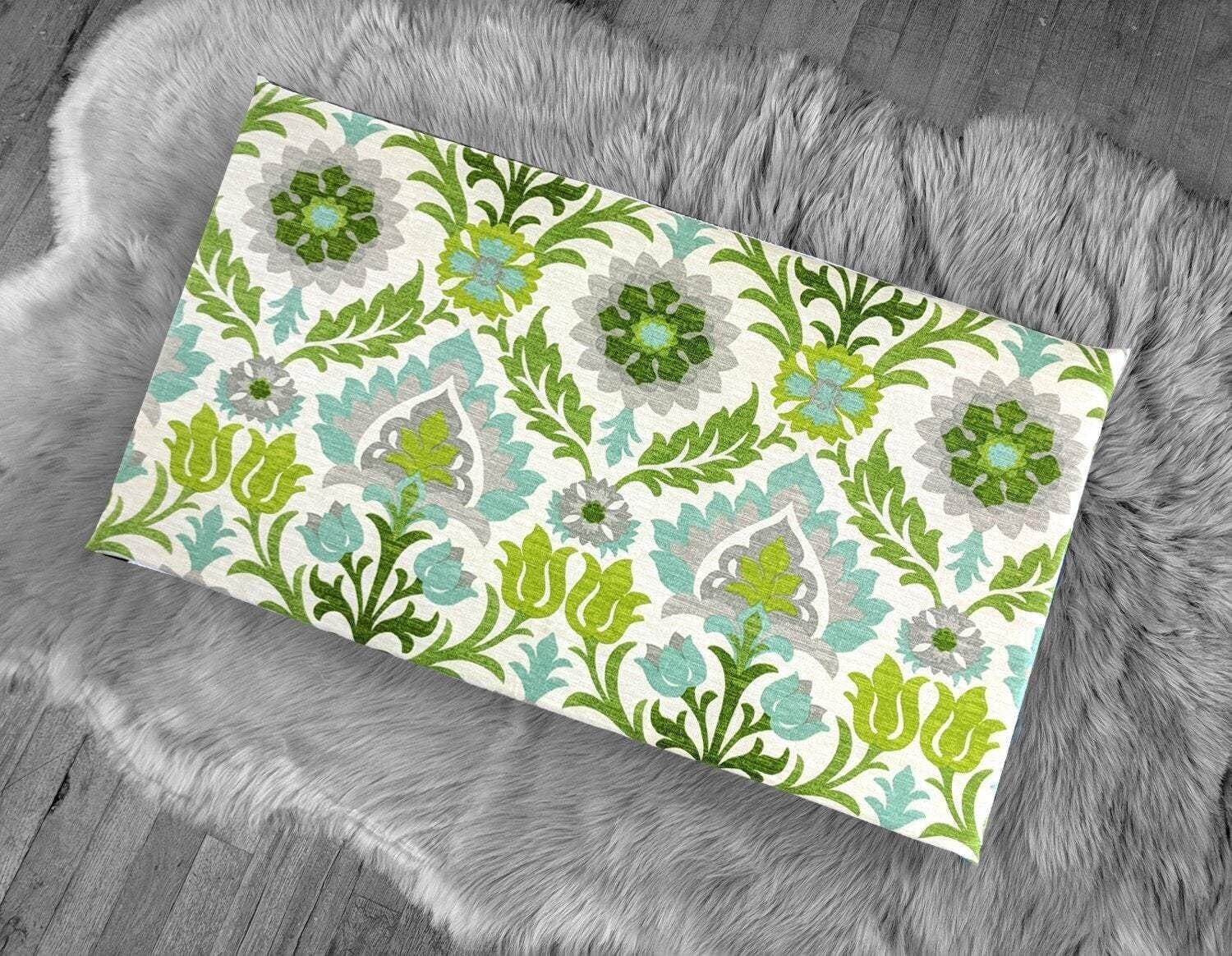 Rockin Cushions IKEA Bench Pad SALE IKEA Bankkamrat, Hemmahos, Stuva Bench Pad Cover, Floral Damask IKEA Santa Maria Mint Julep