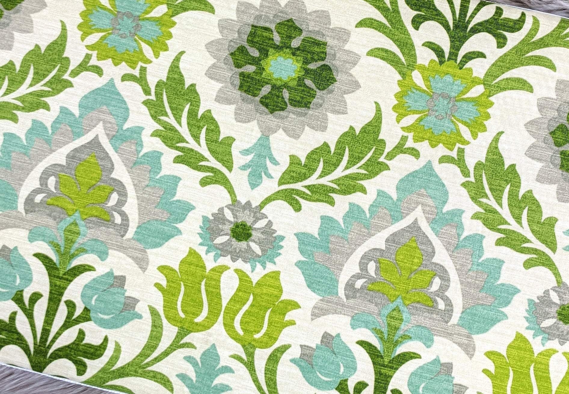 Rockin Cushions IKEA Bench Pad SALE IKEA Bankkamrat, Hemmahos, Stuva Bench Pad Cover, Floral Damask IKEA Santa Maria Mint Julep